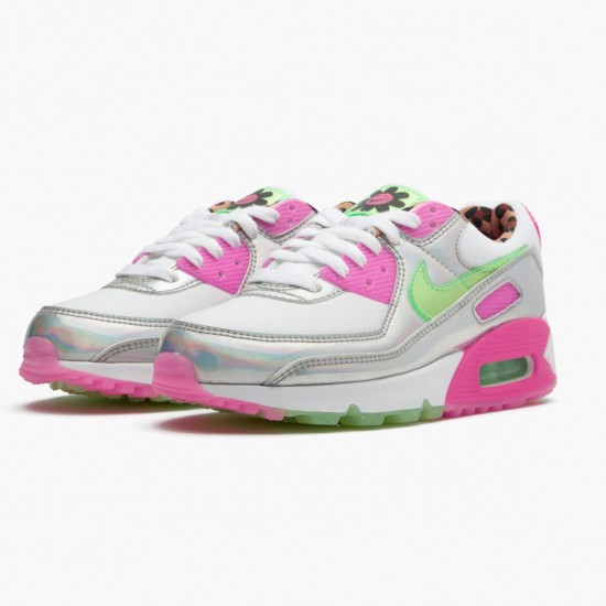 Nike WMNS Air Max 90 LX 90s Dancefloor White CQ2559 100 Sports Shoes