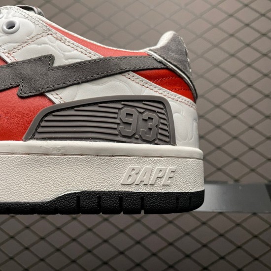 A Bathing Ape SK8 TO NIGO WHITEBLACKRED 1H80-191-017 Bape Shoes