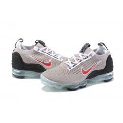 Air VaporMax 2021 Flyknit Grey Red DH4085-003 W/M Sneakers