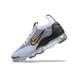 Air VaporMax 2021 Flyknit White Yellow and Black W/M Sneakers