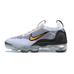 Air VaporMax 2021 Flyknit White Yellow and Black W/M Sneakers